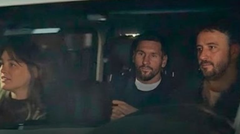 La Pulga llegó a su ciudad natal luego de la Copa del Mundo.