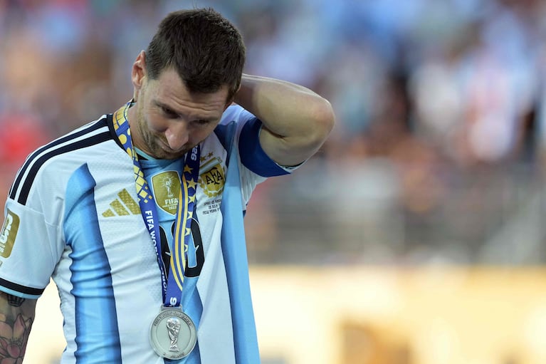 La Pulga realizó su primera publicación luego de la derrota frente a España en la final del Mundial.