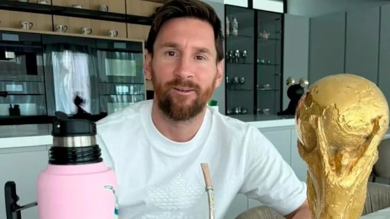 La Pulga sorprendió al mostrar parte de la intimidad del festejo de Año Nuevo.