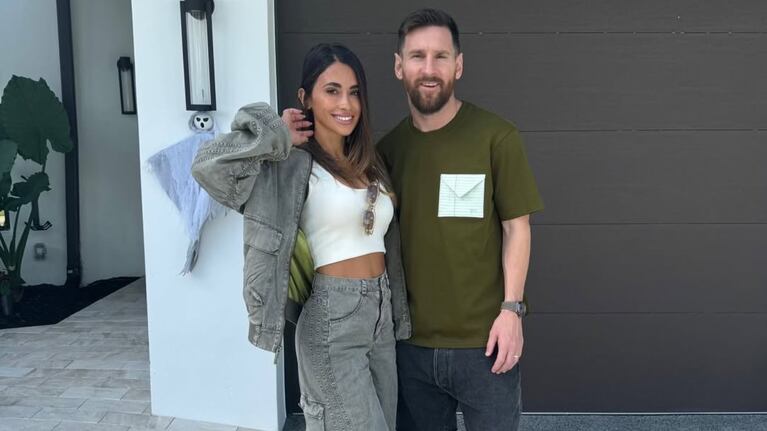 La Pulga y Antonela Roccuzzo están de vacaciones en Rosario. (Foto: @leomessi/Instagram)