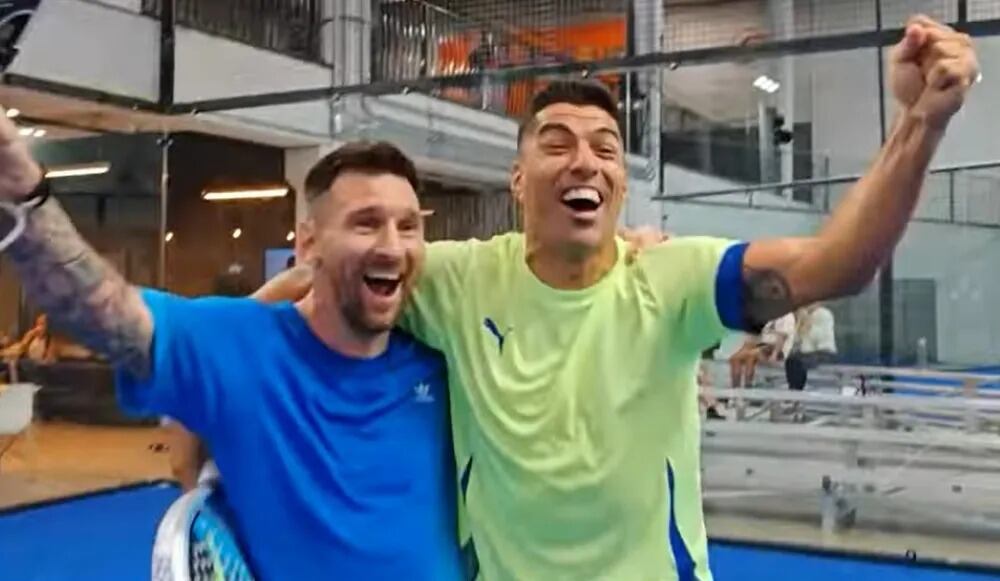 La Pulga y Lucho, la dupla letal en la cancha de pádel.