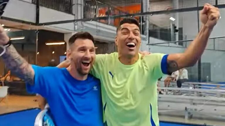 La Pulga y Lucho, la dupla letal en la cancha de pádel.