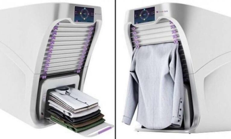 ¡La queremos! Ya está a la venta la máquina que plancha sola