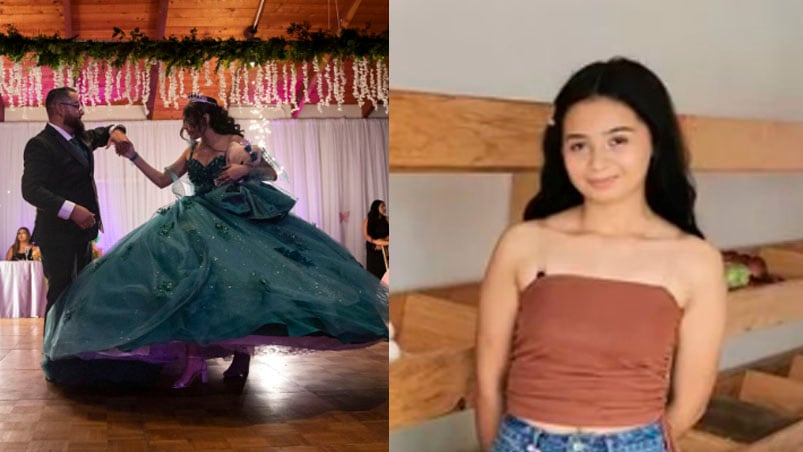 La quinceañera sorprendió a todos con el regalo elegido.