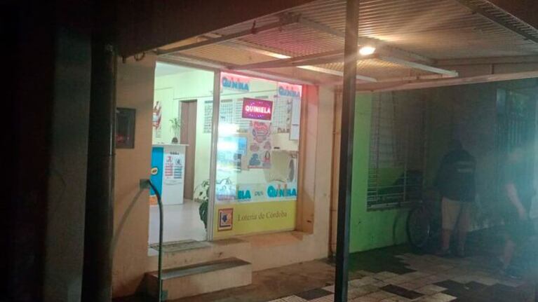 La quiniela donde ocurrió el robo. Foto: El Diario de Río Tercero.