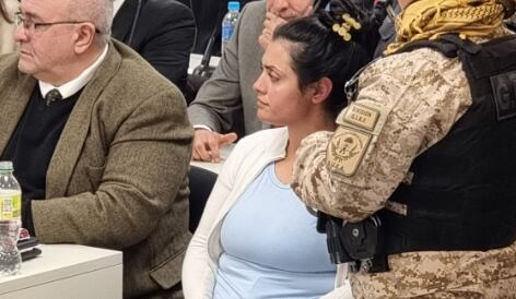 La reacción de Brenda Agüero cuando escuchó su condena a perpetua.