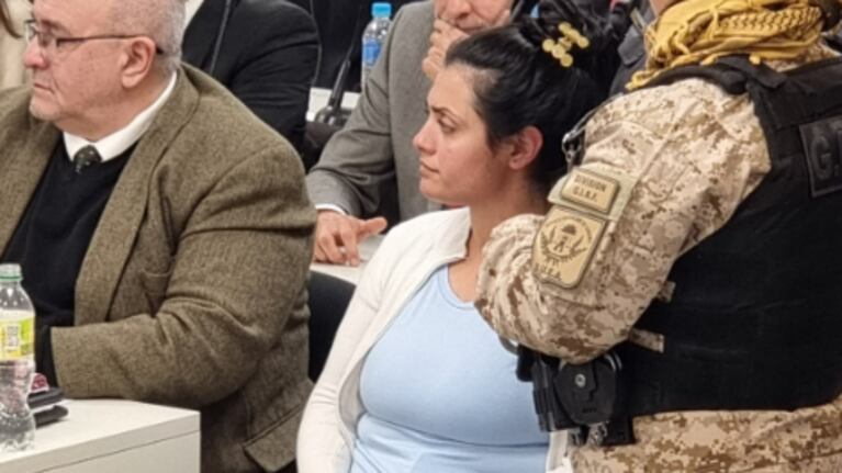 La reacción de Brenda Agüero cuando escuchó su condena a perpetua.