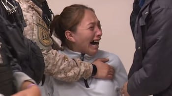 La reacción de la madre de Aralí al ser condenada a prisión perpetua.