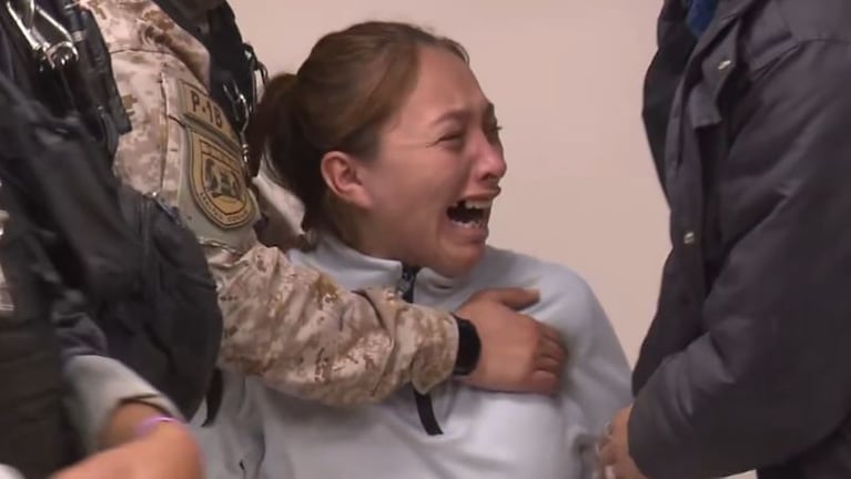 La reacción de la madre de Aralí Vivas al ser condenada a prisión perpetua.