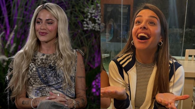 La reacción de Tini Stoessel al escuchar a Euge Quevedo.