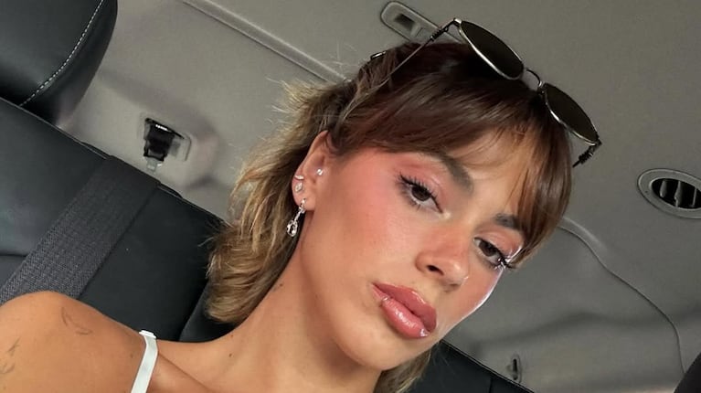 La reacción de Tini Stoessel  (Foto: Instagram/@tinistoessel).