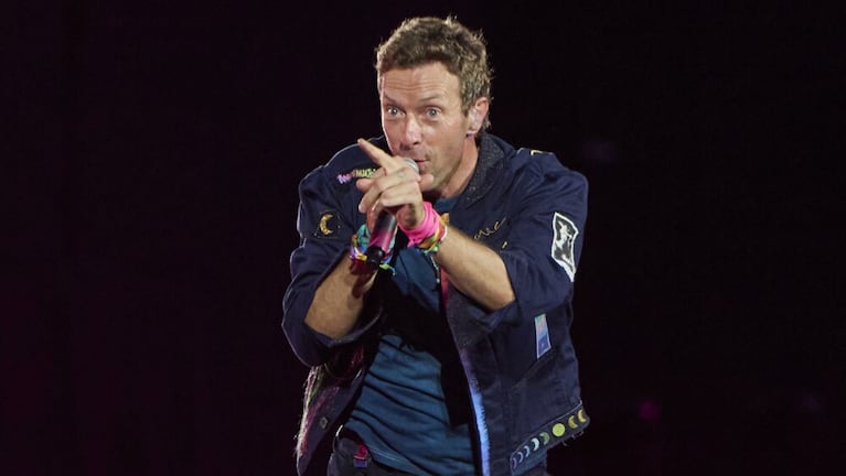La reacción del cantante de Coldplay.