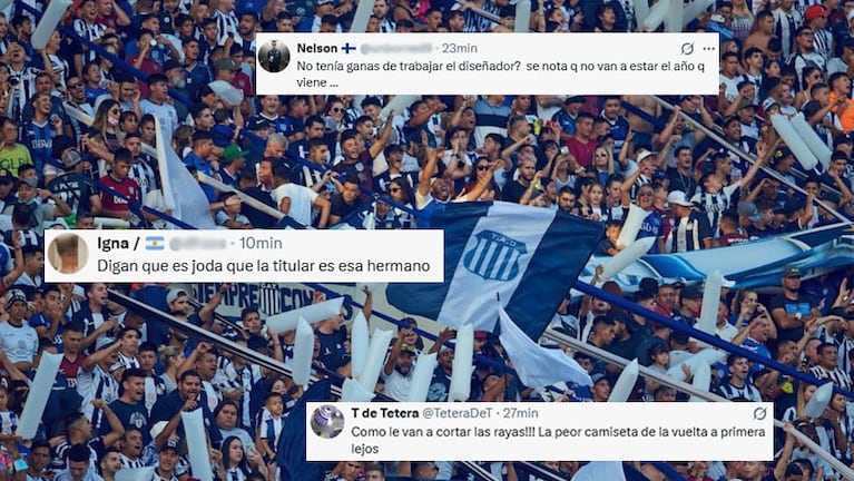 La recepción de la camiseta por parte de los hinchas en las redes no fue buena.