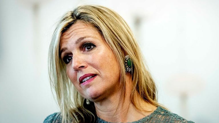 La reina Máxima de Holanda habló en un conferencia de prensa.