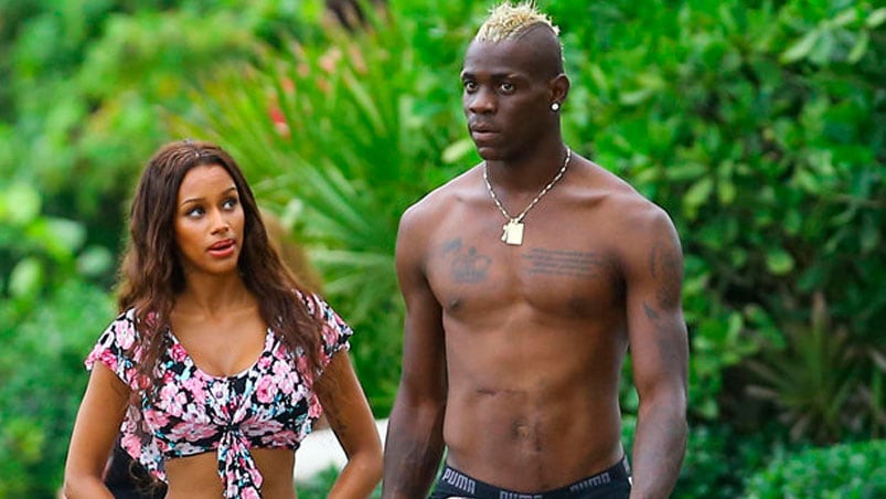 La relación de dos años entre Mario Balotelli y Fanny Neguesha no terminó bien.