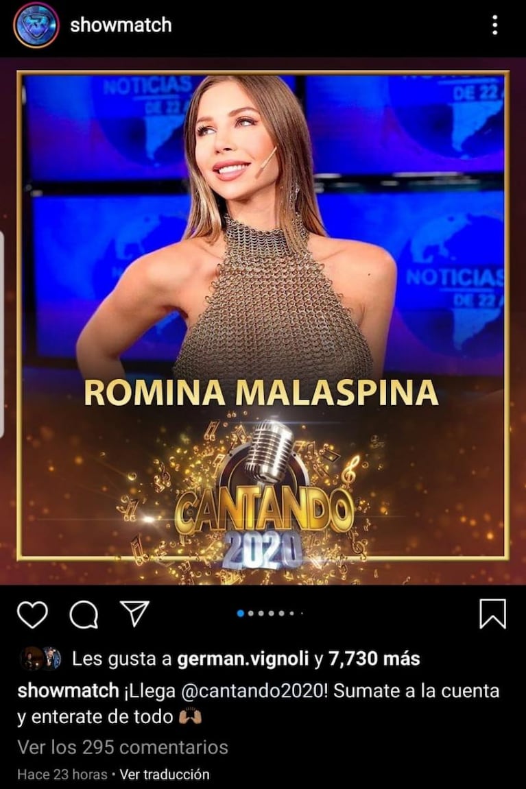 La renuncia de Romina Malaspina: "Me da pánico"