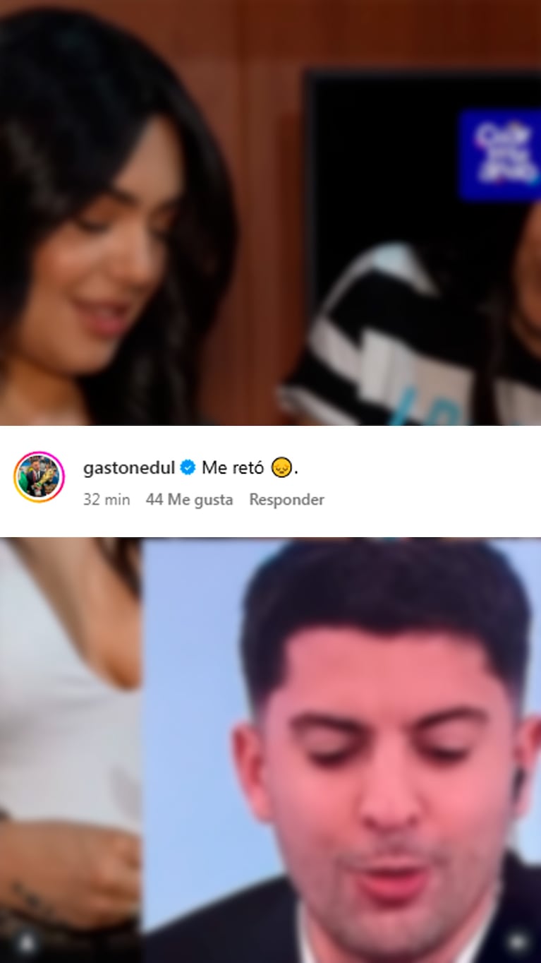 La respuesta de Gastón Edul para Ángela Leiva en el Instagram de Cuarteteando.