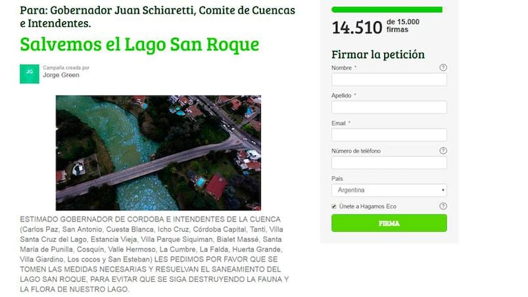 La respuesta de la Provincia por el estado del San Roque