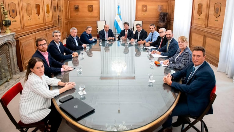 La reunión de Francos y Posse con diputados de Hacemos Coalición Federal.