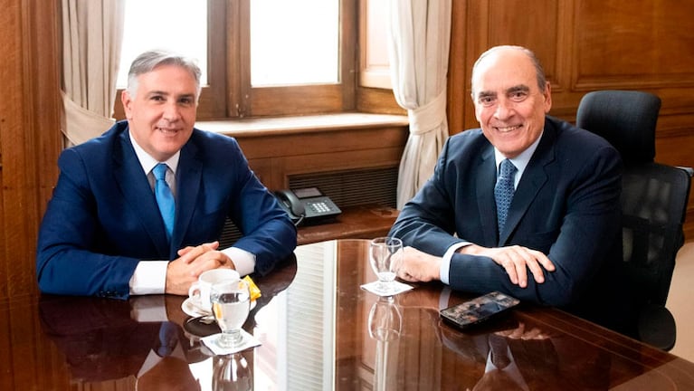 La reunión del gobernador Llaryora con Guillermo Francos.