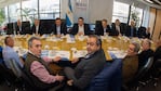 La reunión entre los ministros de Macri y la CGT. 