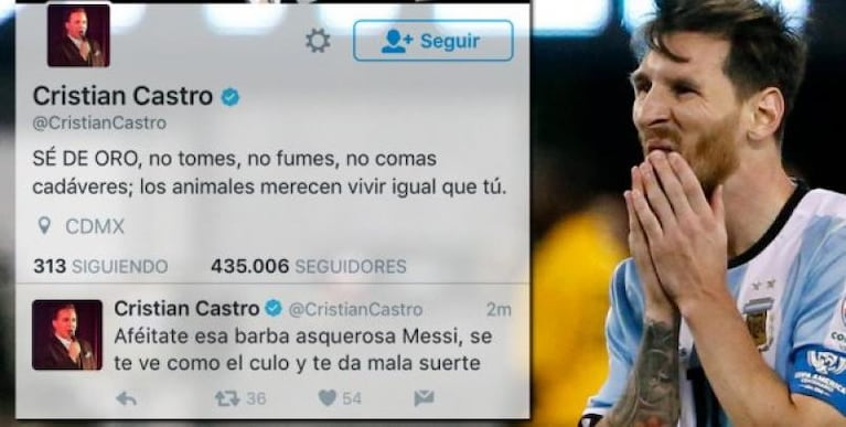 La revelación de Montaner: "El Papa lloró por Messi"