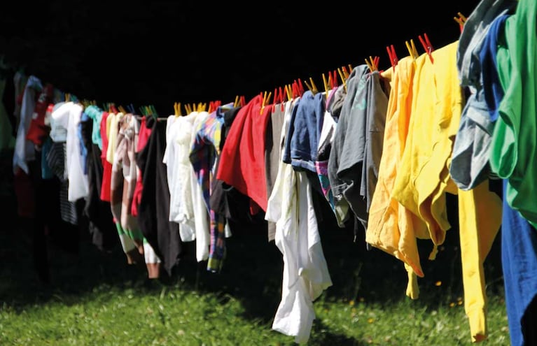 La ropa se seca con olor en días de humedad.