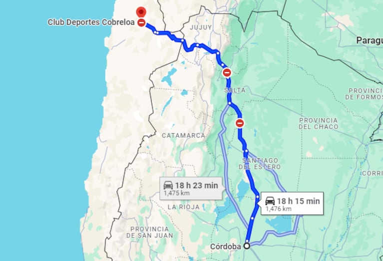 La ruta de Talleres en la Libertadores: las distancias y costos para viajar