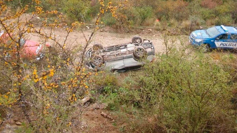 La ruta provincial 365 les jugó una mala pasada. 