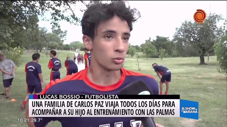 La sacrificada vida de un futbolista carlospacense