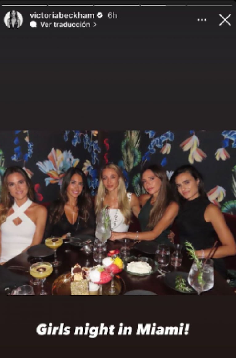 La salida de chicas de Antonela Roccuzzo y Victoria Beckham en Miami