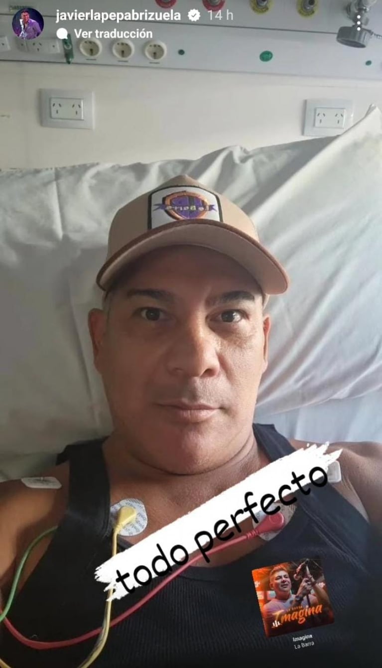 La salud de La Pepa Brizuela: posteó una foto desde un sanatorio 