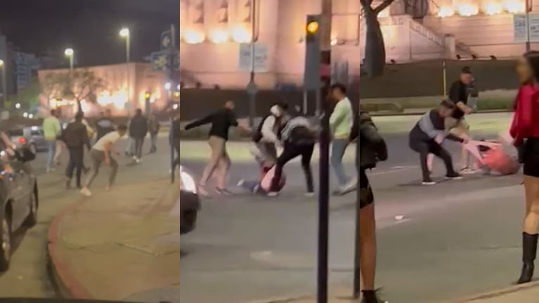La secuencia de la violenta pelea en Nueva Córdoba.