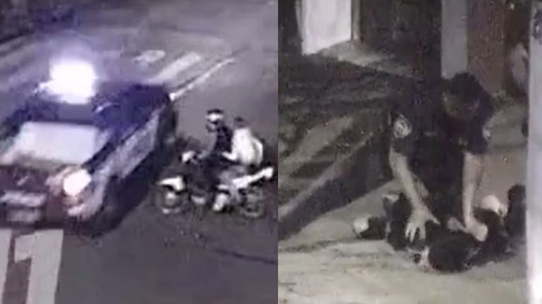 La secuencia tuvo lugar en barrio General Paz.