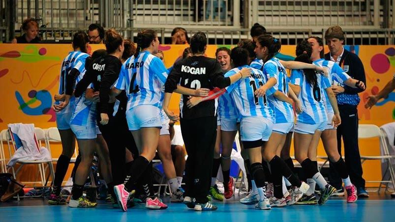 La selección argentina de handball hizo historia en Canadá. Foto: Germán Páez.