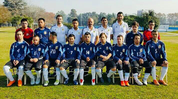 La selección Argentina de síndrome de Down se prepara para el mundial.