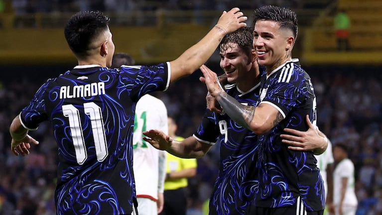 La Selección Argentina, muy superior a Mauritania en la Bombonera.