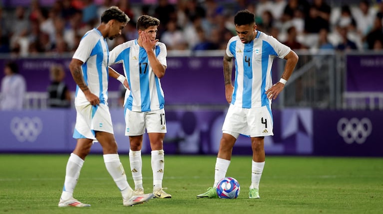 La Selección Argentina quedó eliminada de los Juegos Olímpicos: perdió 1-0 ante Francia en los cuartos de final. (Foto: Reuters)