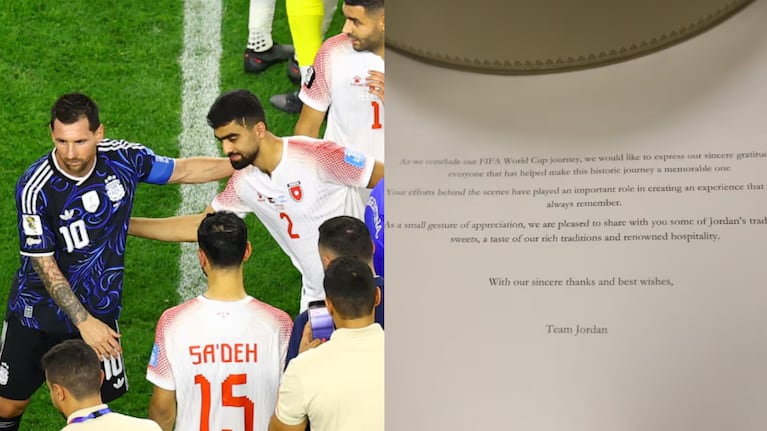 La Selección de Jordania dejó una carta para la FIFA en su primera participación en Mundiales.