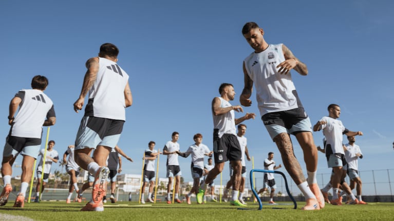 La Selección entrenó el martes por la mañana y tiene la tarde libre.