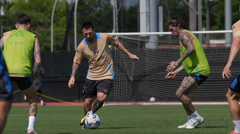 La Selección se prepara para la doble fecha de Eliminatorias (Foto: @Argentina).