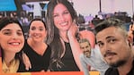 La selfie del equipo de Seguimos en El Doce con Pampita Ardohain