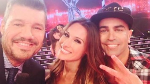 La selfie junto a Marcelo y el bailarín.