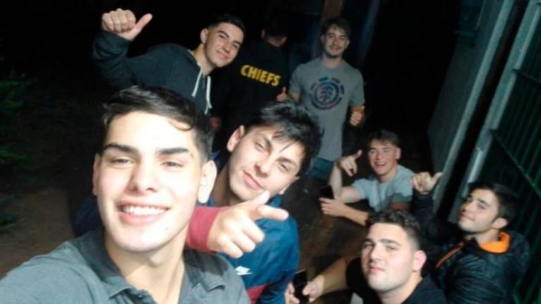 La selfie que se sacaron los rugbiers minutos después de matar a Fernando Báez Sosa