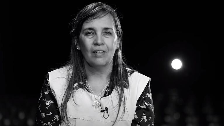 La Seño Sonia, una de las tantas "esenciales" en la pandemia.