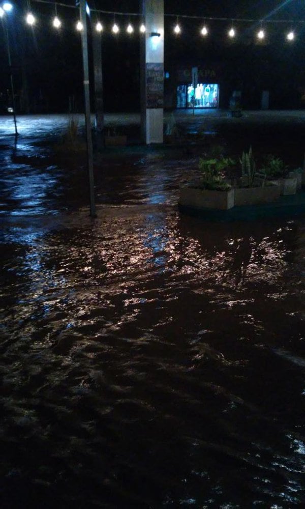 La situación en Villa Allende. Foto: @Arucha_Gonzalez