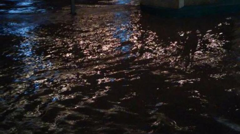 La situación en Villa Allende. Foto: @Arucha_Gonzalez