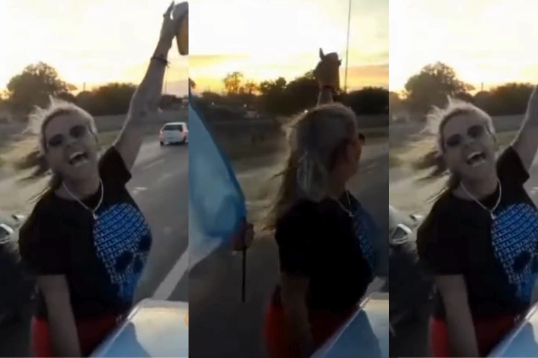 La situación fue filmada en la previa del clásico Belgrano-Talleres.