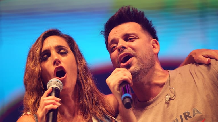 La Sole bailó cuarteto y cantó con Q' Lokura en Jesús María