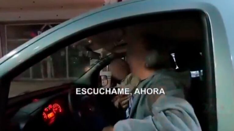 La sorpresiva reacción en un control de alcoholemia.